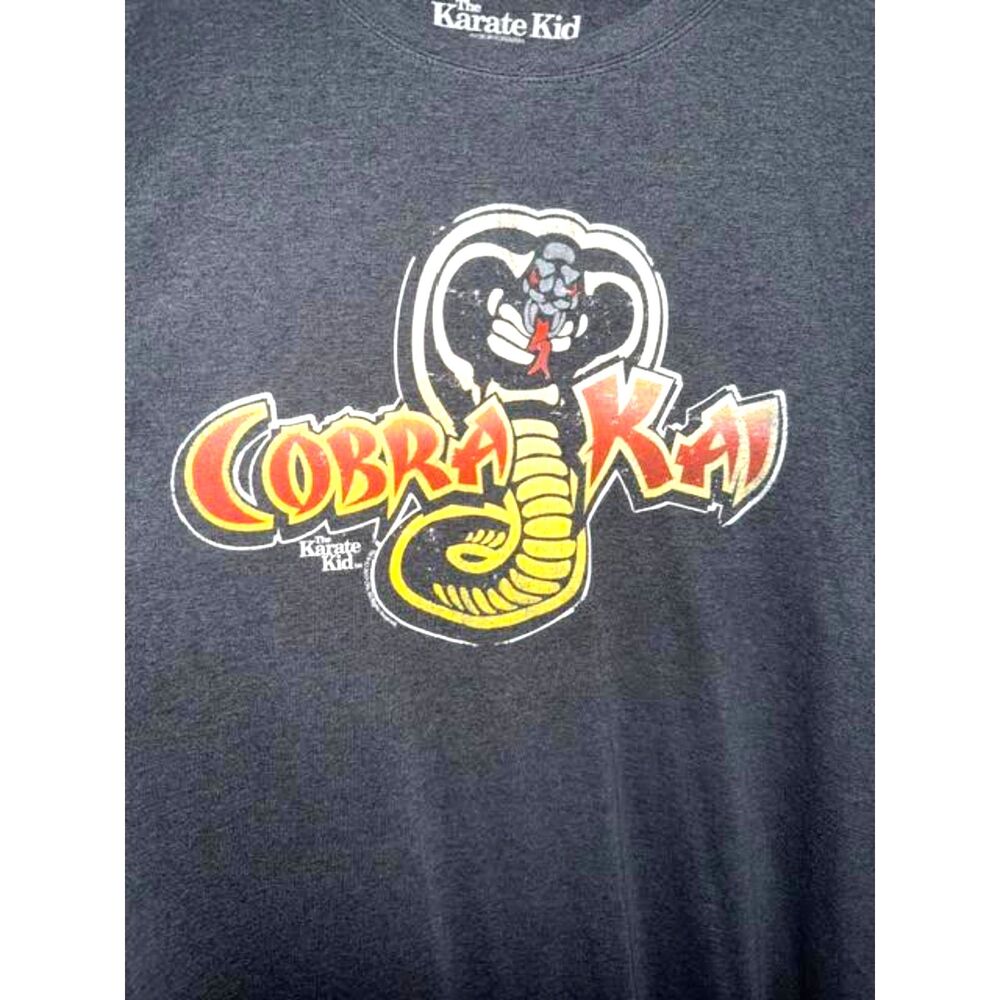 Karate Kid Cobra Kai Gray Tee - 4XL - Retro Casual Collectible Graphic Tee